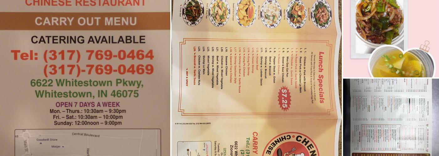 Chen's Wok Menu