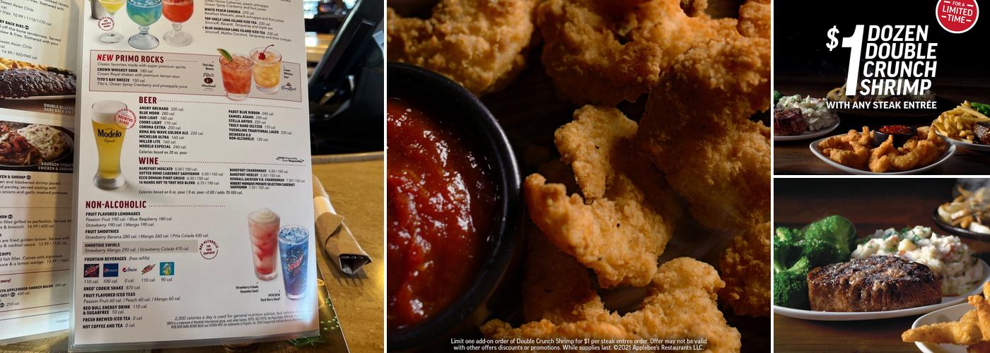 Applebee's Grill + Bar Menu