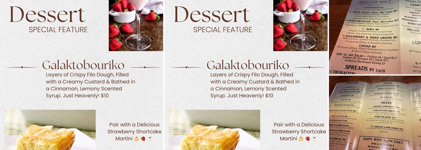 Zorba's Mediterranean Grille & Bar Menu