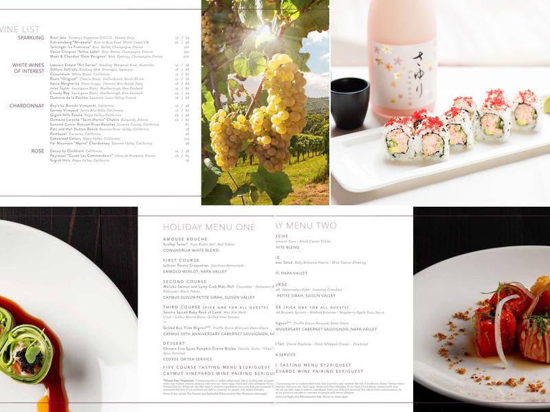 Roy's Restaurant Menu