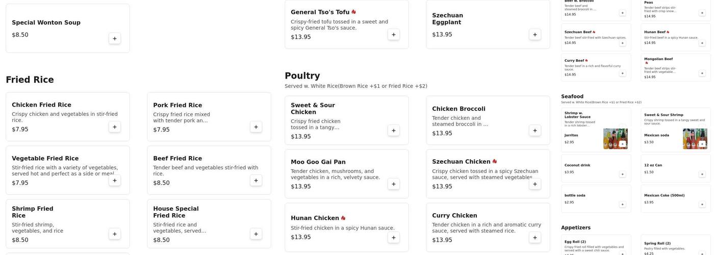 China Chen Menu