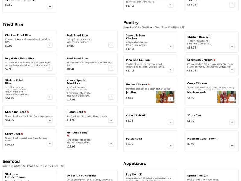 China Chen Menu