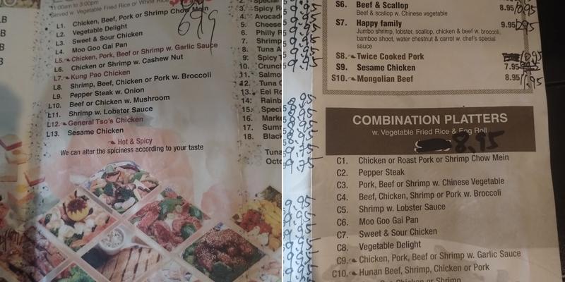 88 King Buffet Menu