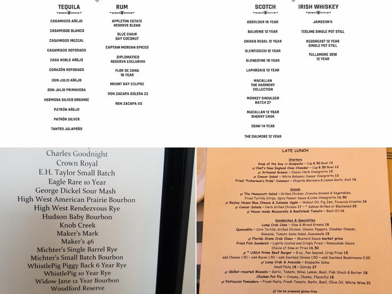 Ridgway Bar & Grill Menu
