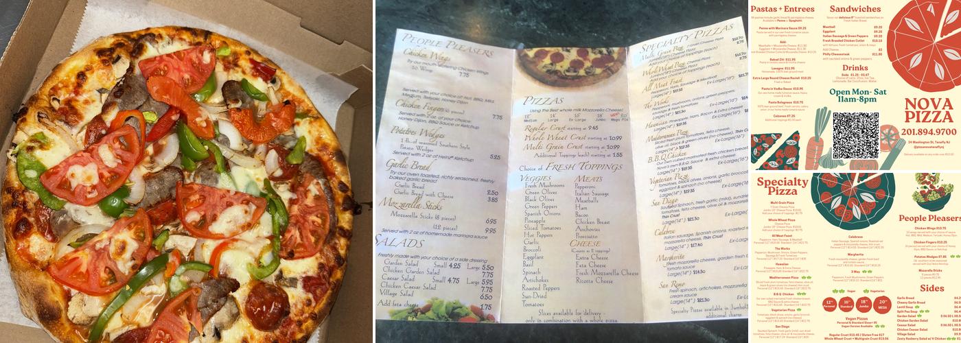 Pizza Nova Menu