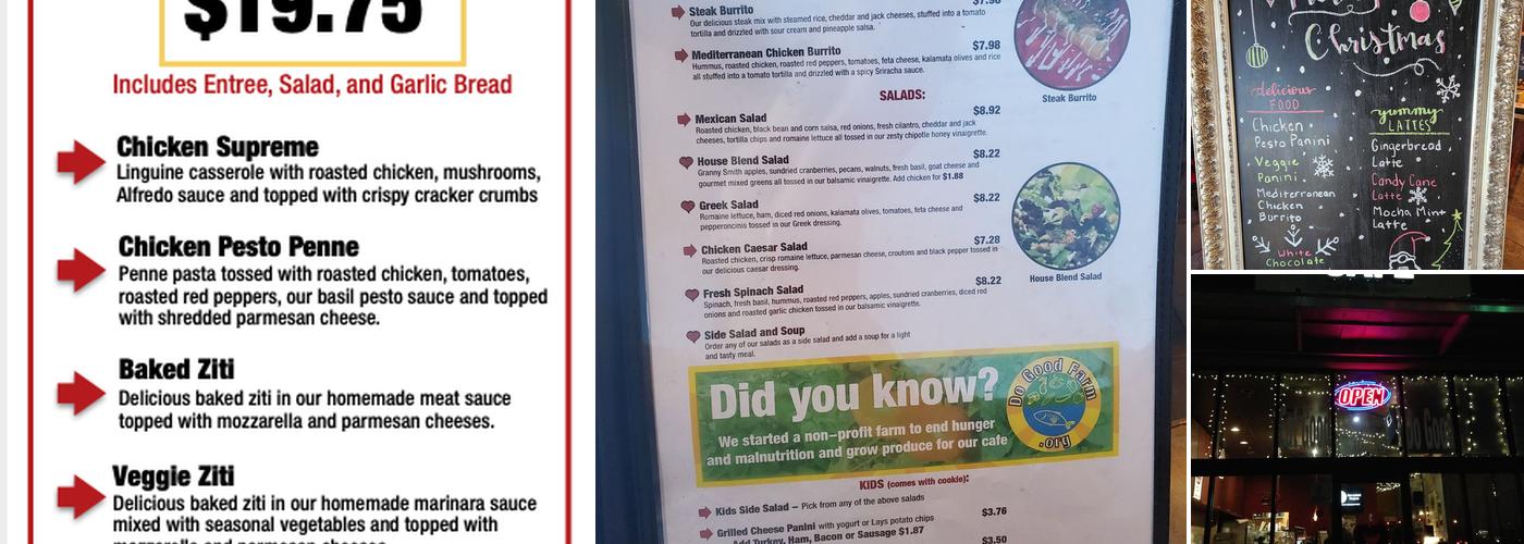 House Blend Cafe Menu