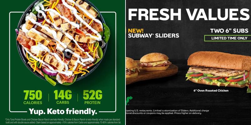 Subway Menu