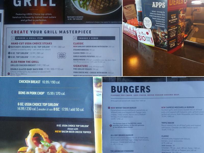 Applebee's Grill + Bar Menu