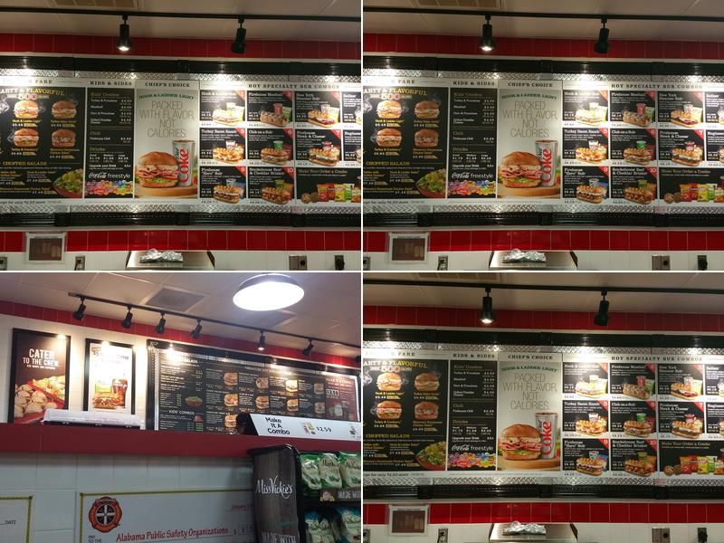 Firehouse Subs Daphne Menu