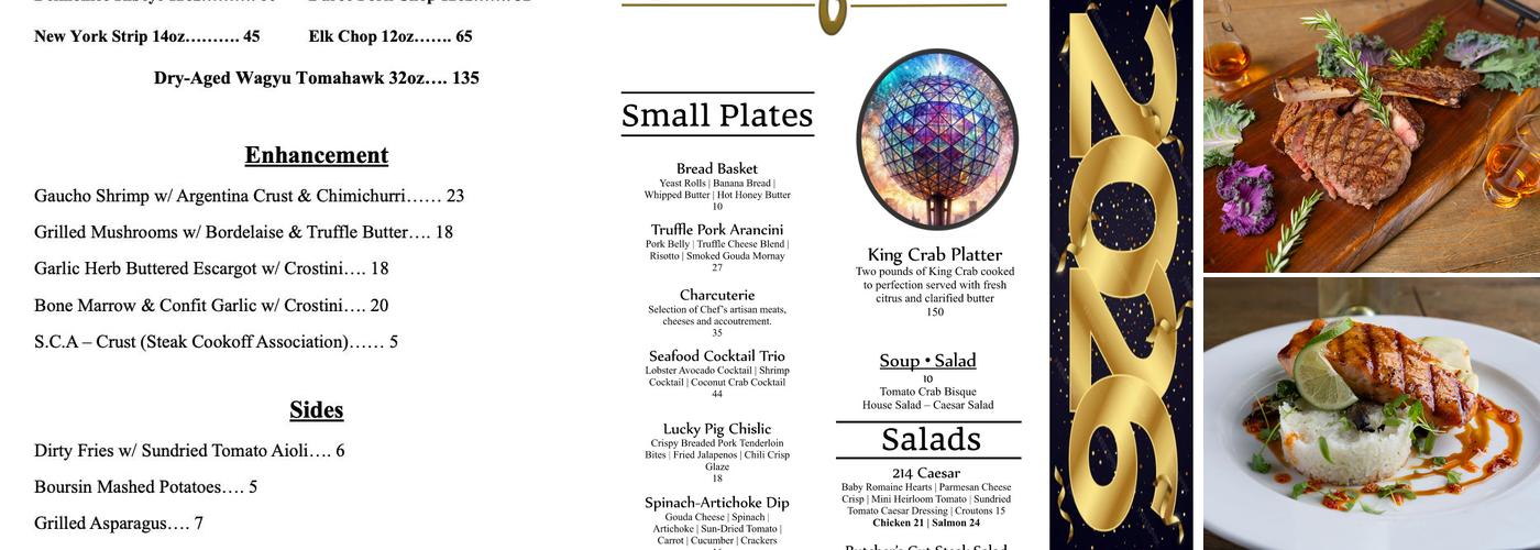 Crawford's Menu