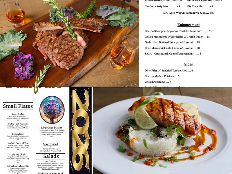Crawford's Menu
