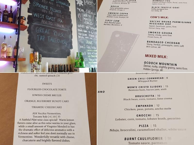 The Faithful Pilot Menu