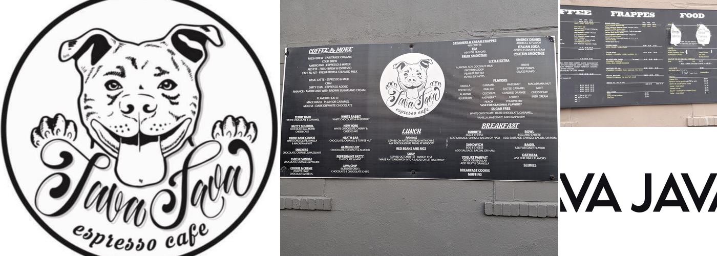 Java Java Cafe Menu