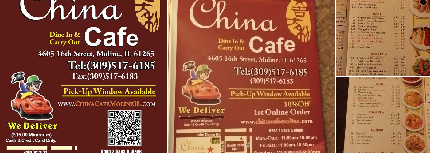 China Cafe Menu