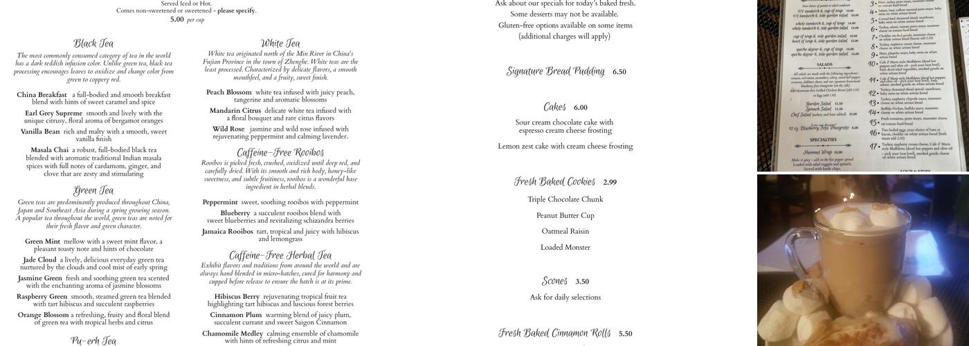 Café d'Marie Menu