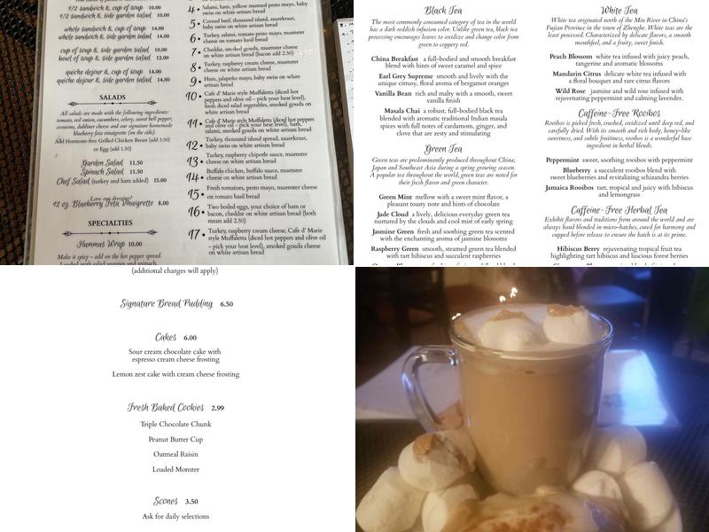 Café d'Marie Menu