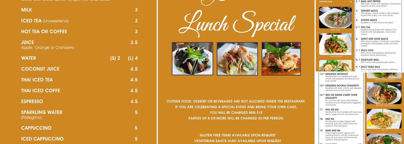 Pimaan Thai Restaurant Menu