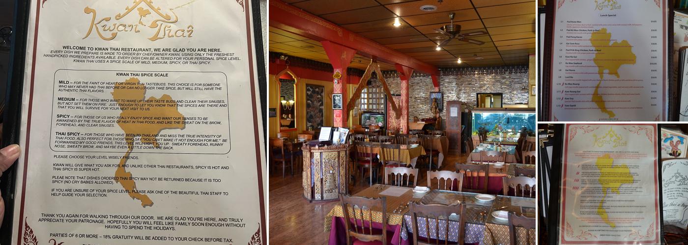 Kwan Thai Menu