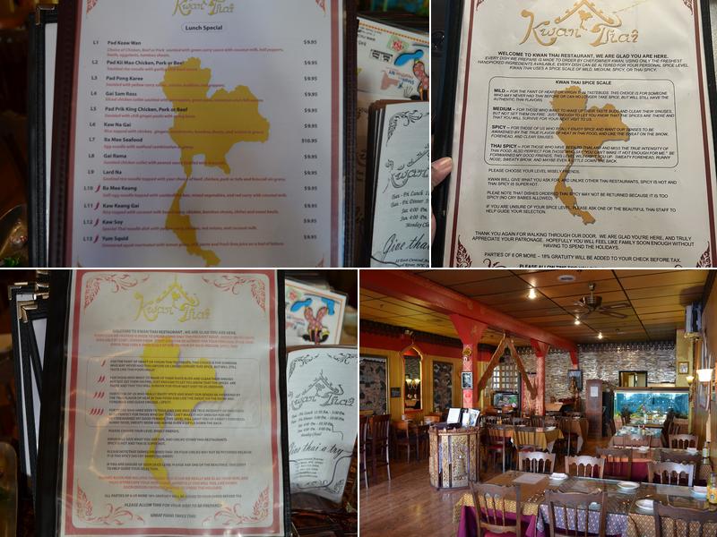 Kwan Thai Menu