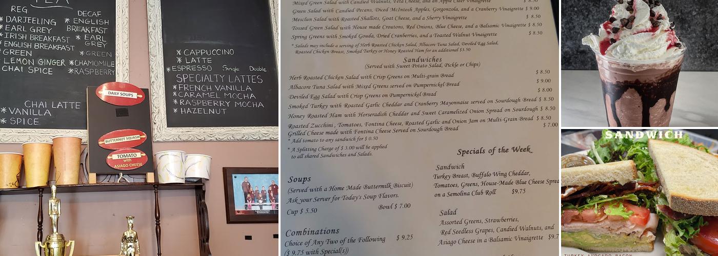 The Rolling Pin Cafe Menu
