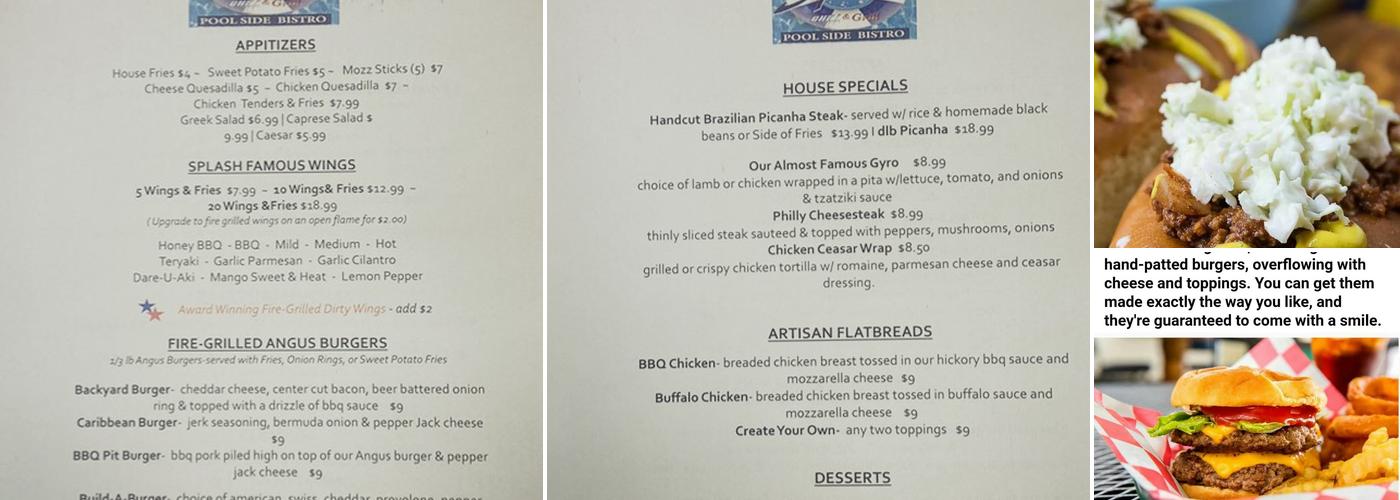 Mack's Grill & Chill Menu