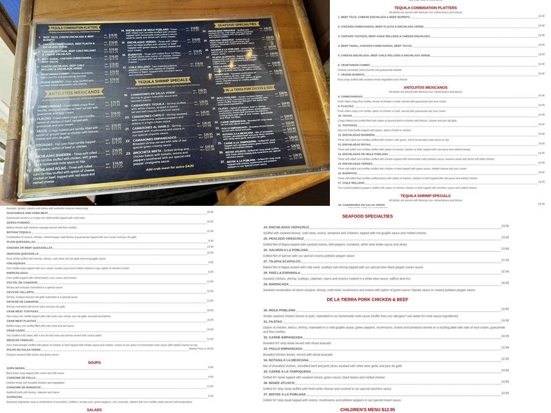 Tequila Sal Y Limon 2 Menu