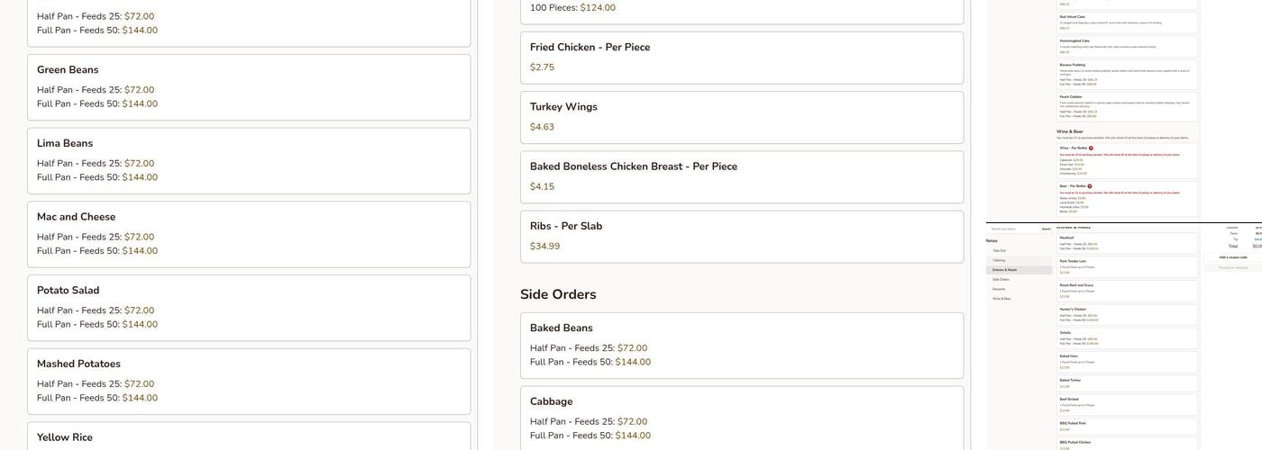 Loyd Have Mercy Restaurant Menu