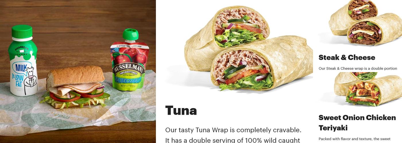 Subway Menu