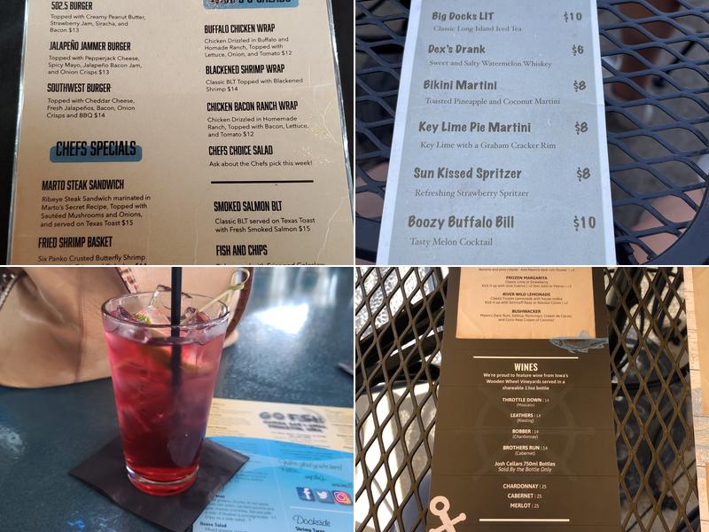Go Fish Marina Bar & Grill Menu