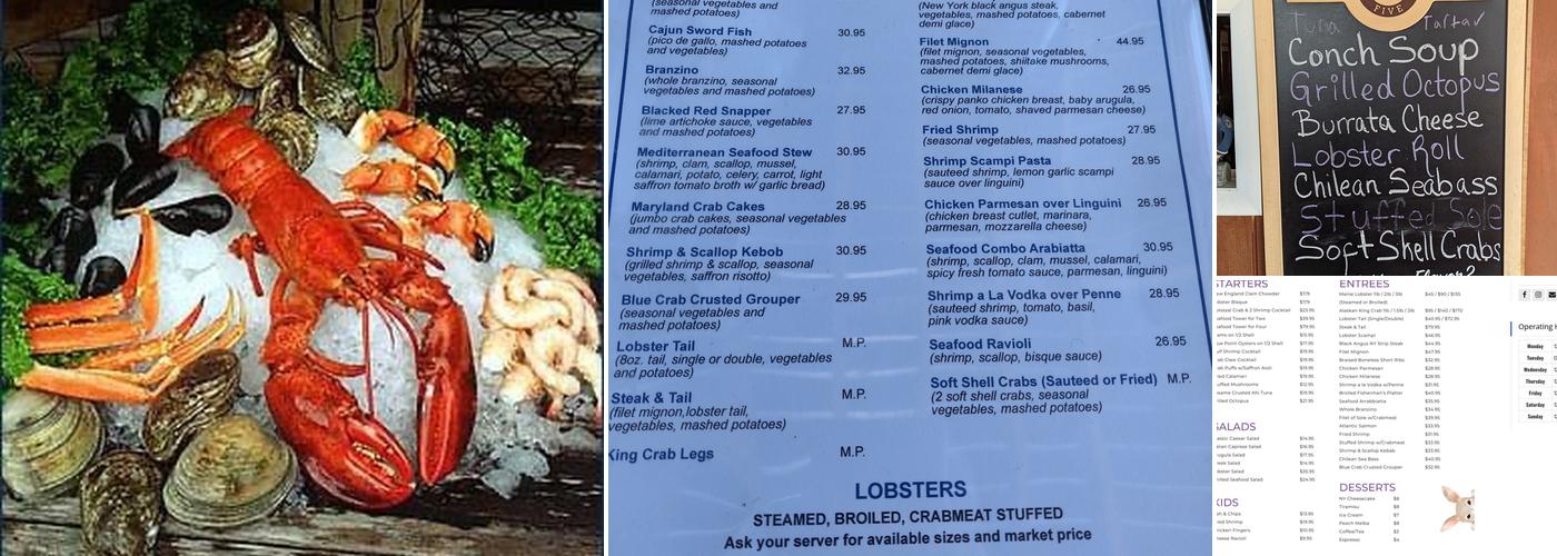 Cornetta's Restaurant & Marina Menu