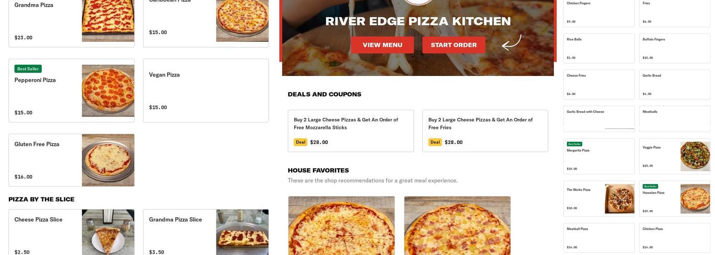 River Edge Pizza Kitchen Menu
