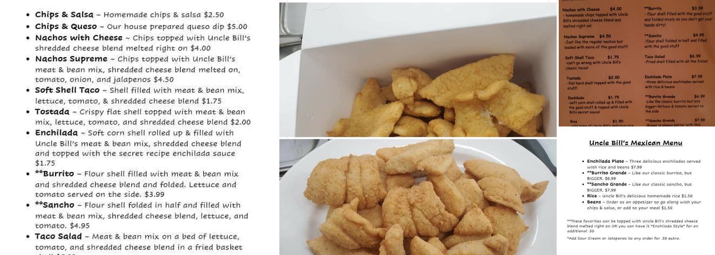 Thirsty Camel Supper Club Menu