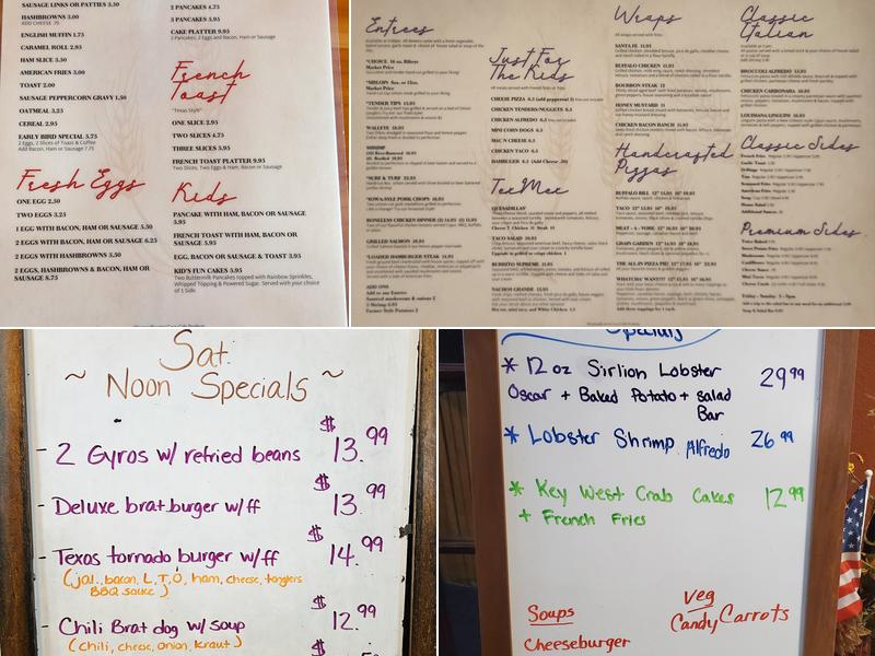 Grain Exchange Menu