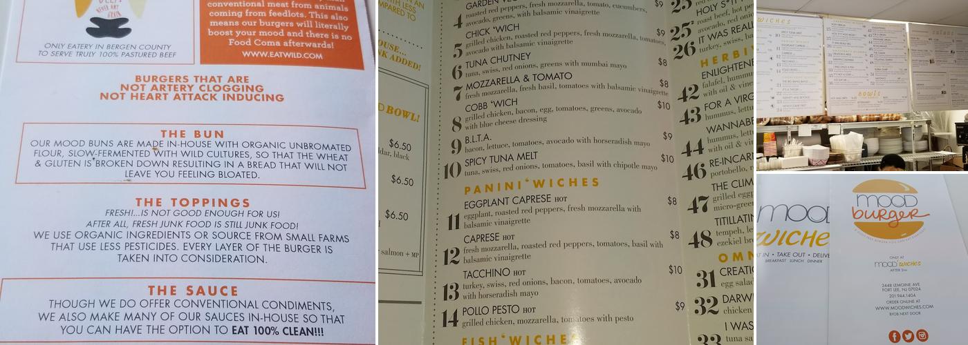 Mood 'Wiches Menu