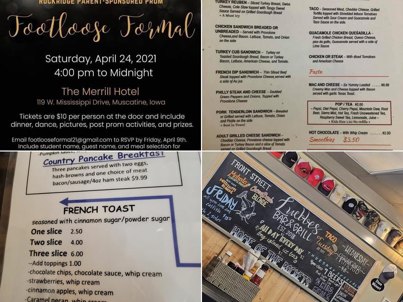 Luebbe’s Bar & Grill Menu