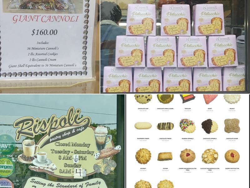 Rispoli Pastry Shop & Cafe Menu