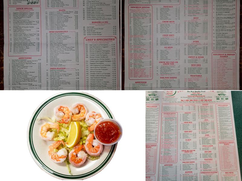 New Ho Won Menu
