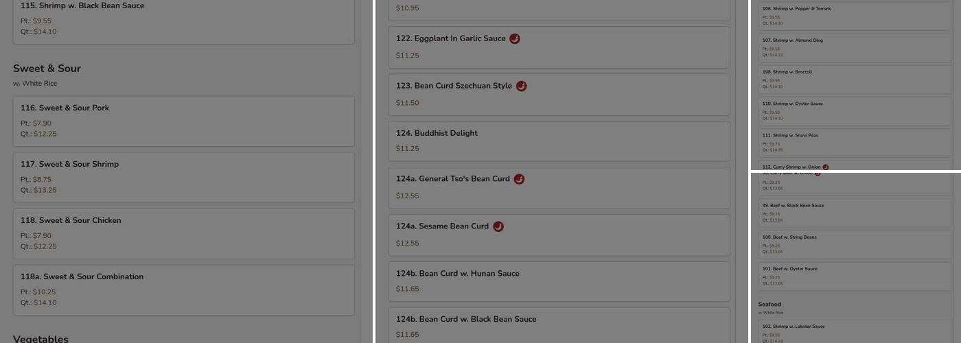 Beijing Kitchen Menu