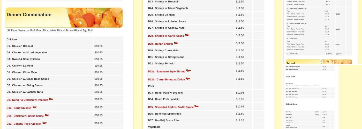 East Wok Menu