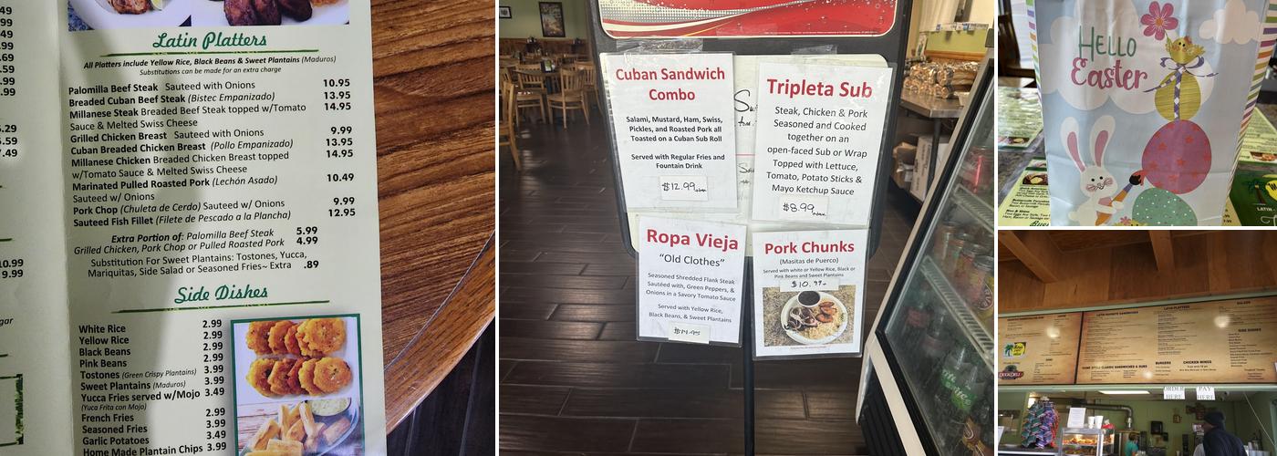 Mervis' Cafe Menu