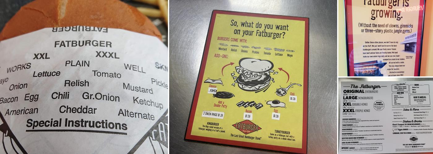 Fatburger Menu