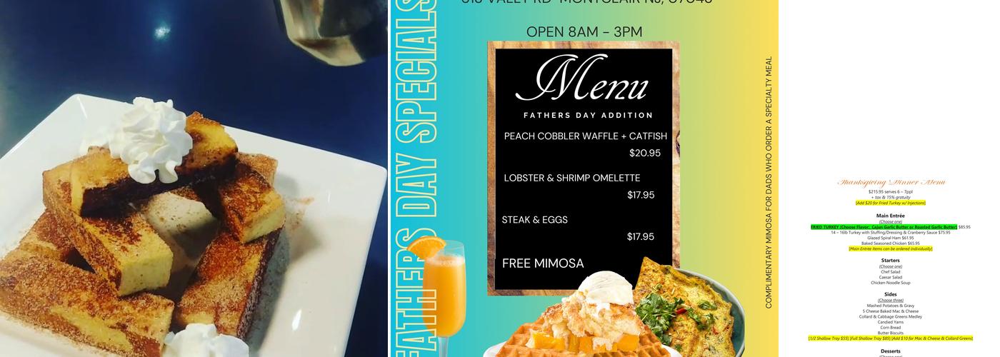 Montclair Diner Menu
