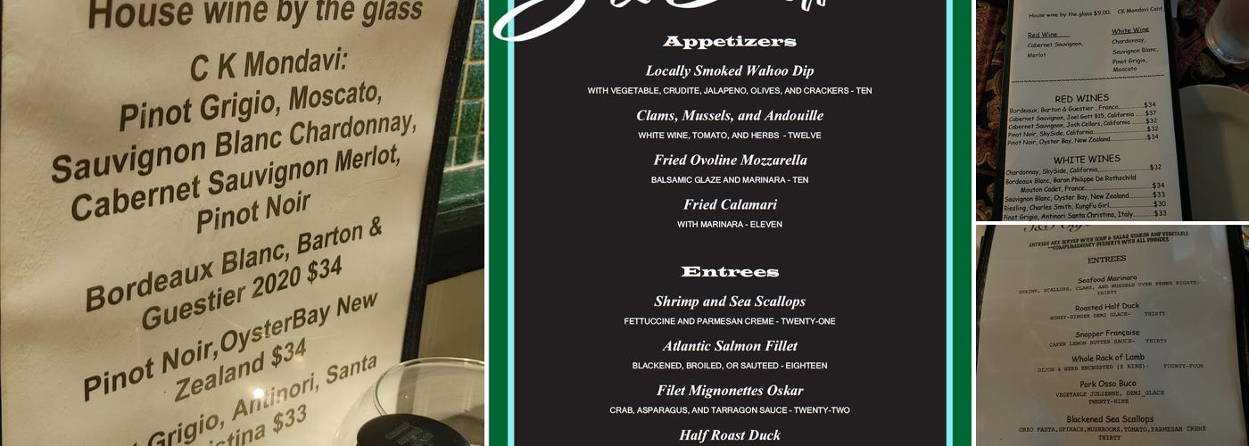 The S&S Café' & Wine Bar Menu