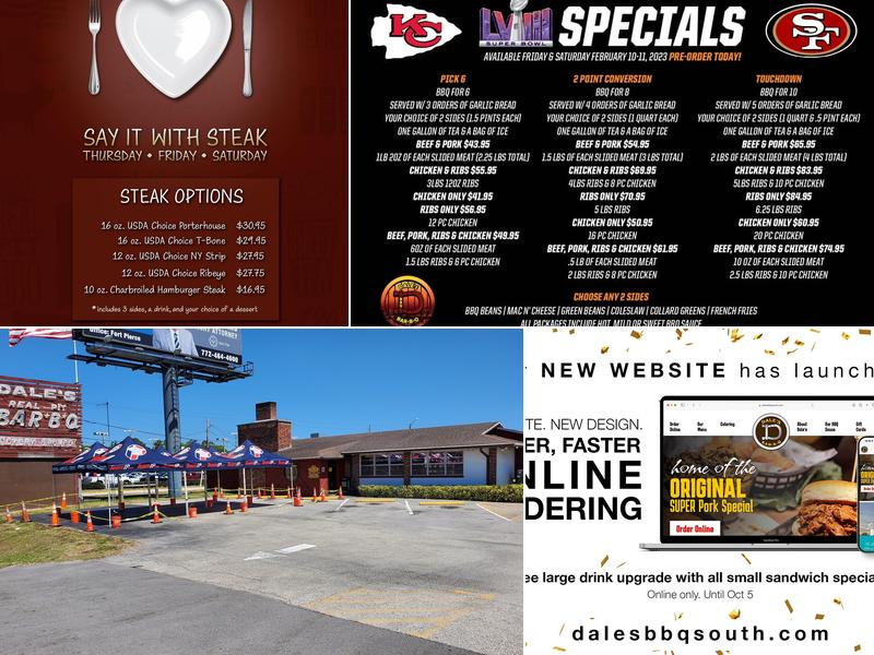 Dale's BBQ South 3362 S US Hwy 1, Fort Pierce