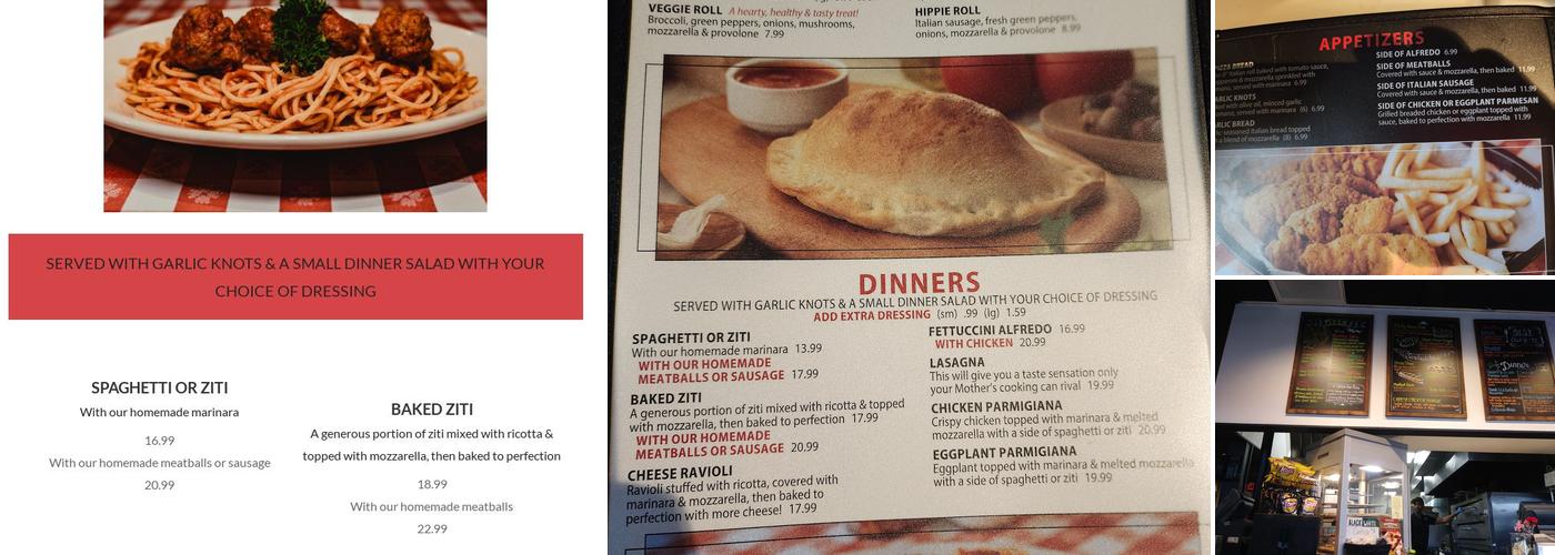 Boardwalk Pizza Menu