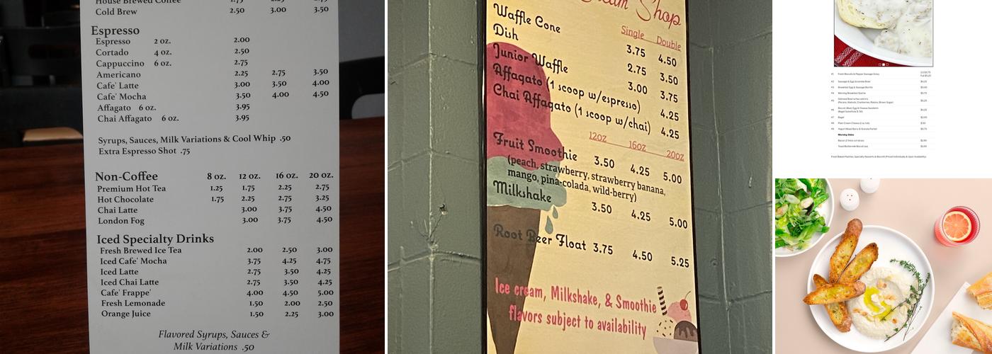 True Brew Coffee Co. Menu