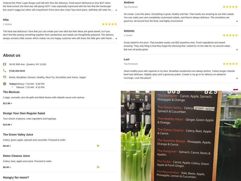 Create Menu