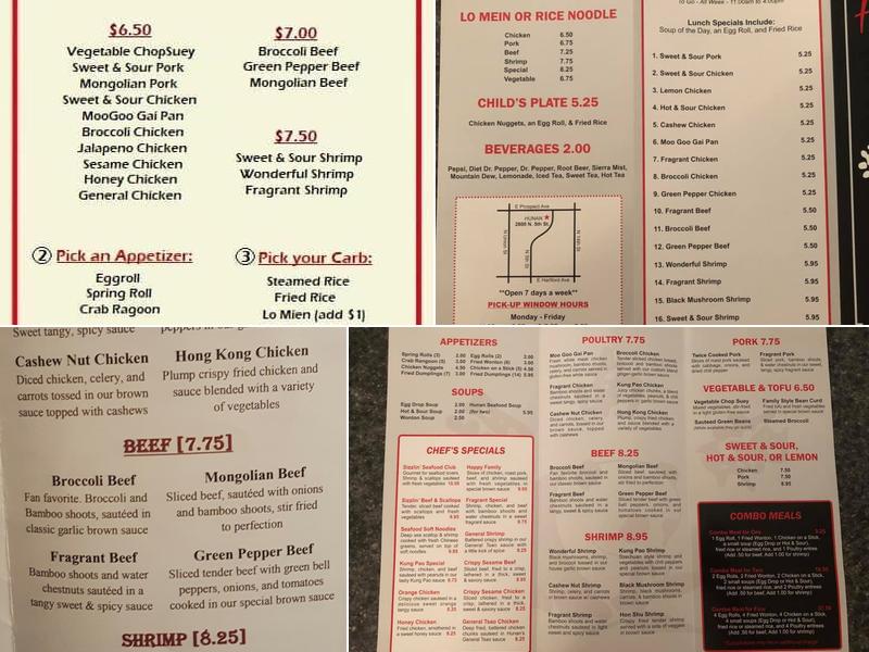 Hunan Menu