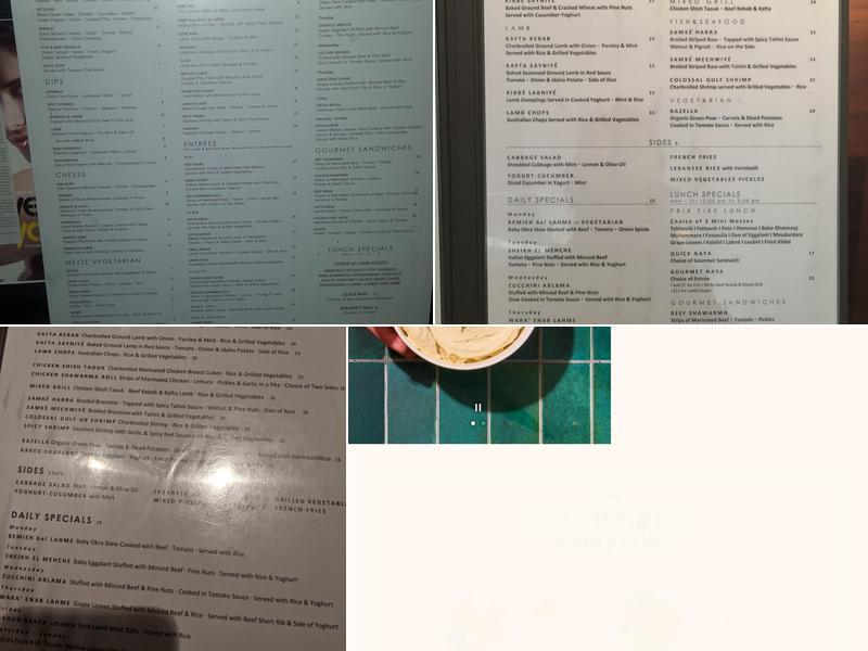 NAYA - 56 & 2nd Menu