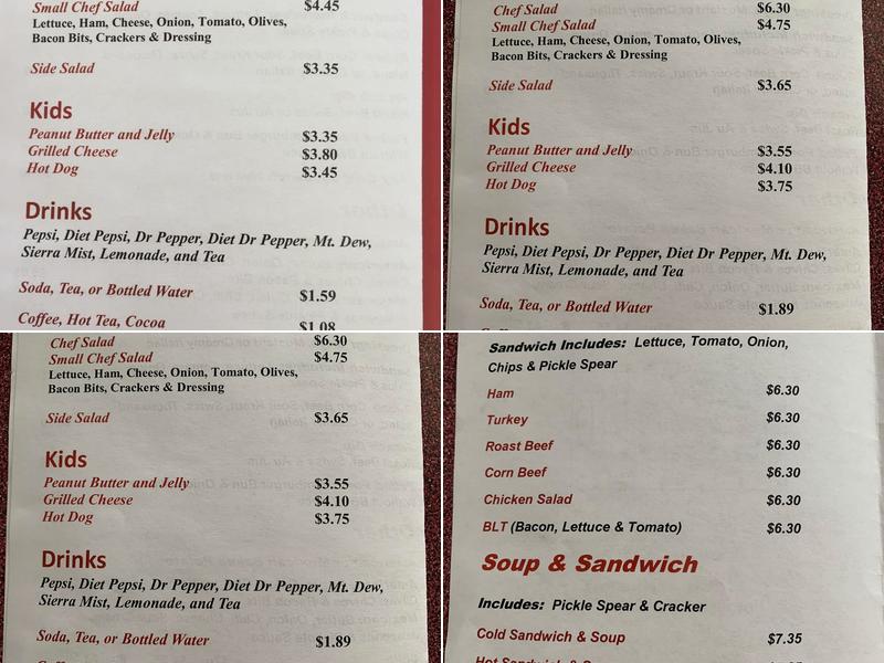 Lunch Box Menu